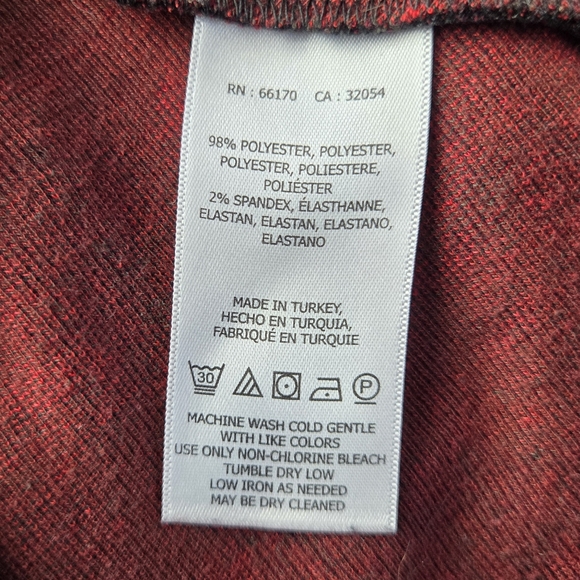 Anthropologie Meadow Rue Black Red Floral Peplum Faux Wrap Top - Picture 12 of 14